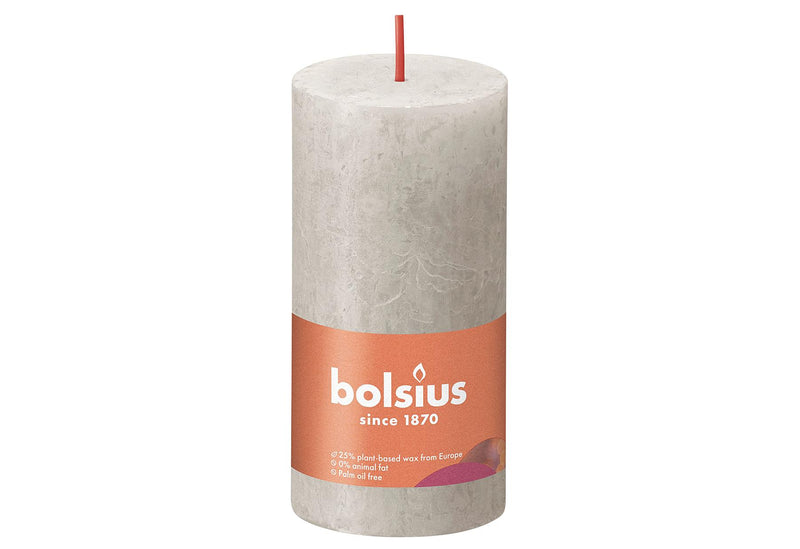 BOLSIUS Stumpenkerze 'Rustiko Shine' - VPE: 8