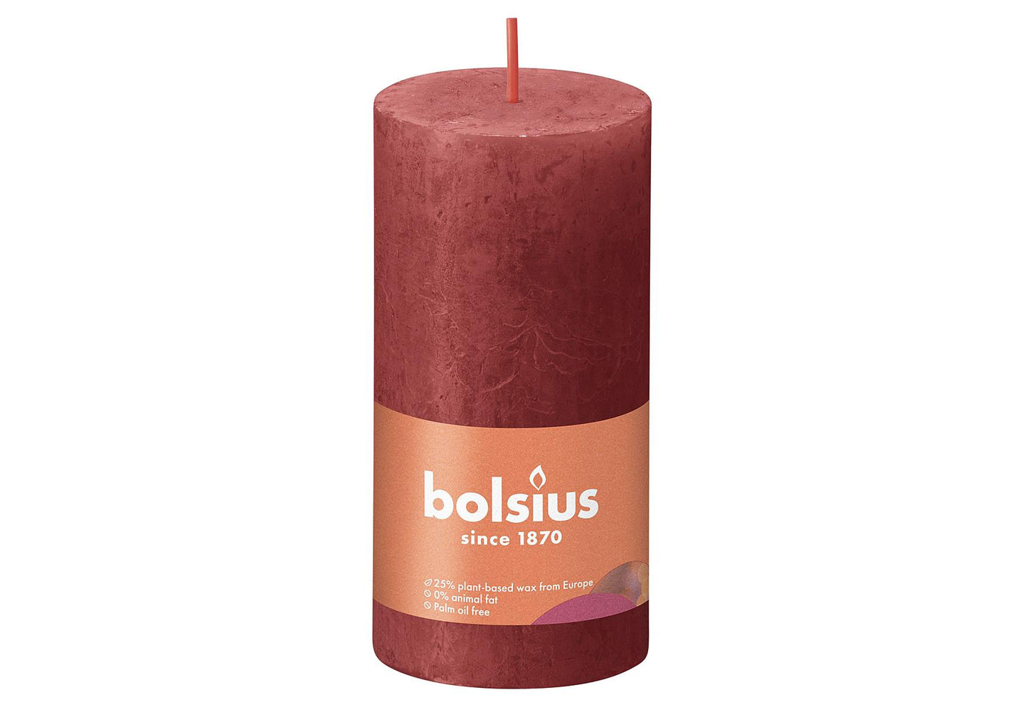 BOLSIUS Stumpenkerze 'Rustiko Shine' - VPE: 8