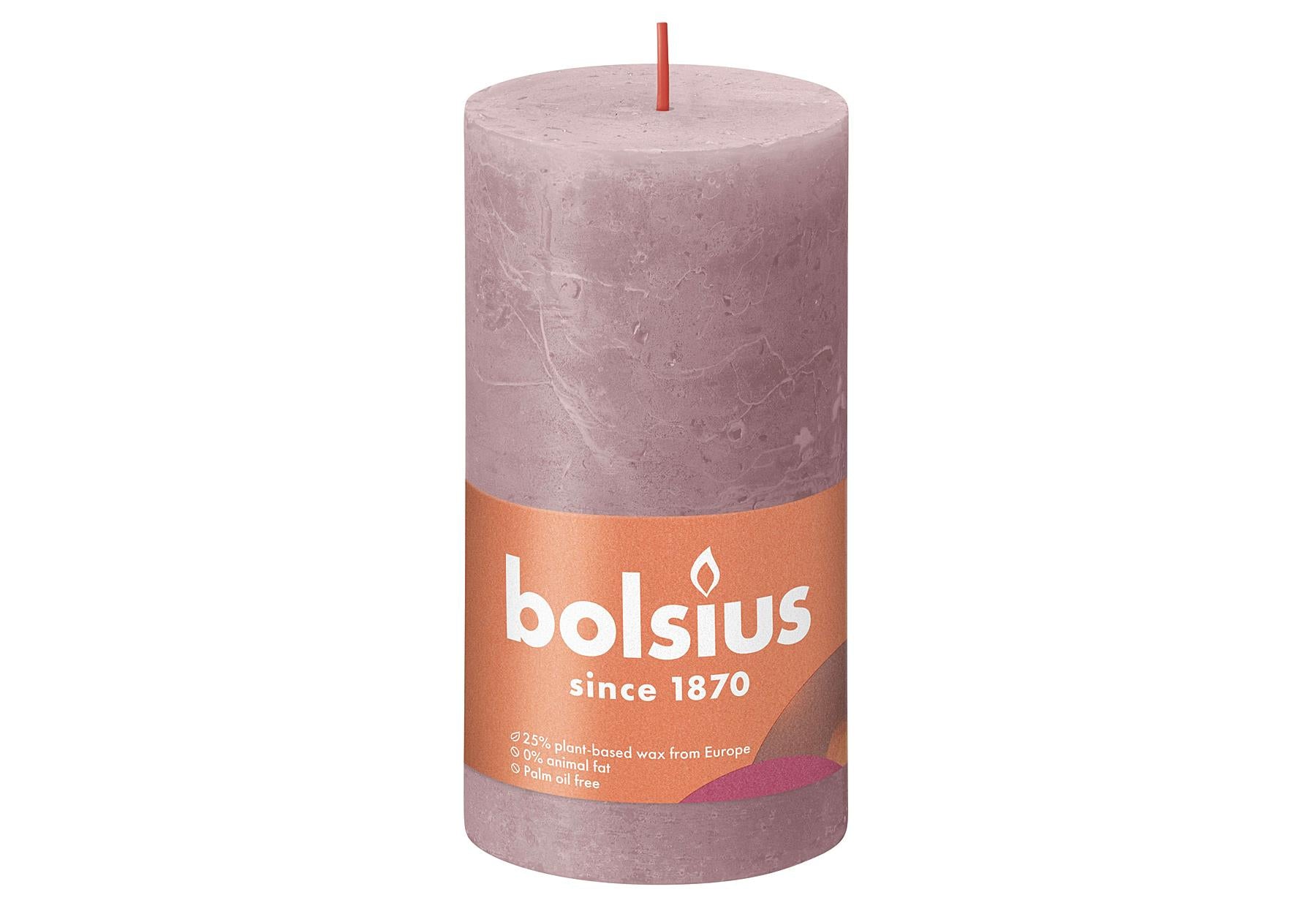 BOLSIUS Stumpenkerze 'Rustiko Shine' - VPE: 4