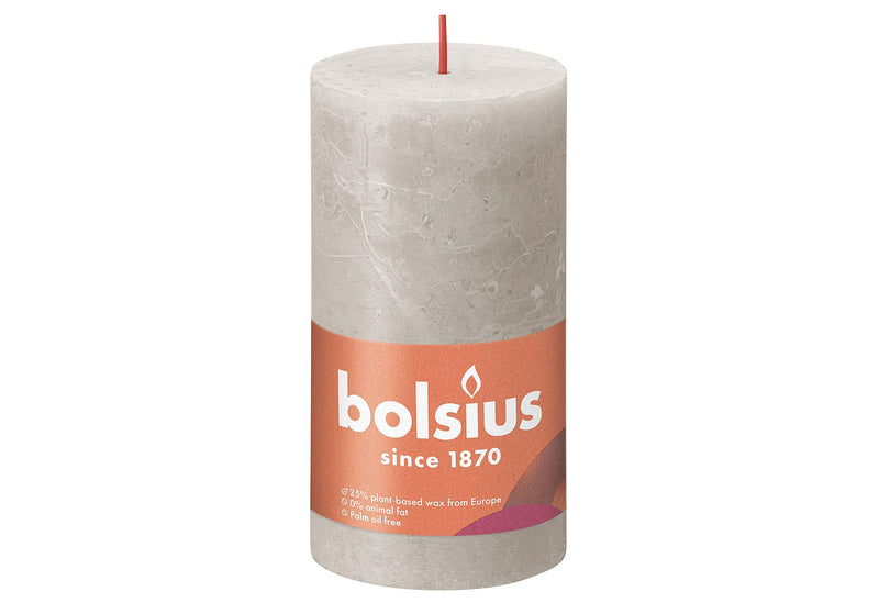 BOLSIUS Stumpenkerze 'Rustiko Shine' - VPE: 4