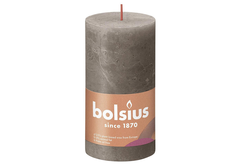 BOLSIUS Stumpenkerze 'Rustiko Shine' - VPE: 4