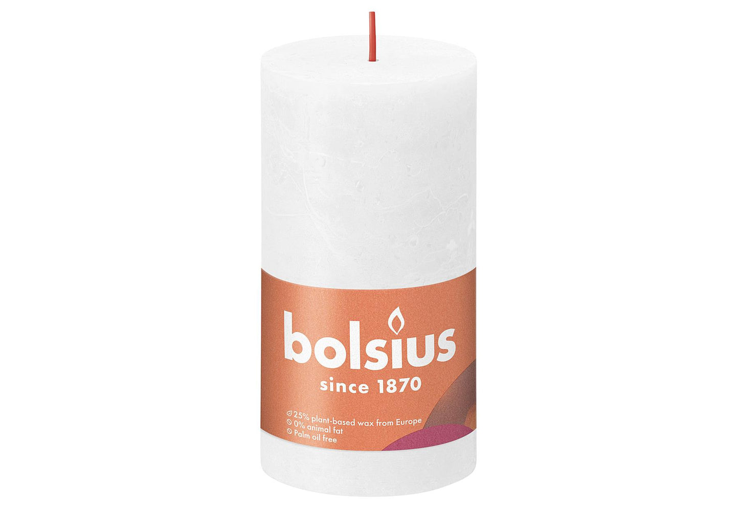 BOLSIUS Stumpenkerze 'Rustiko Shine' - VPE: 4