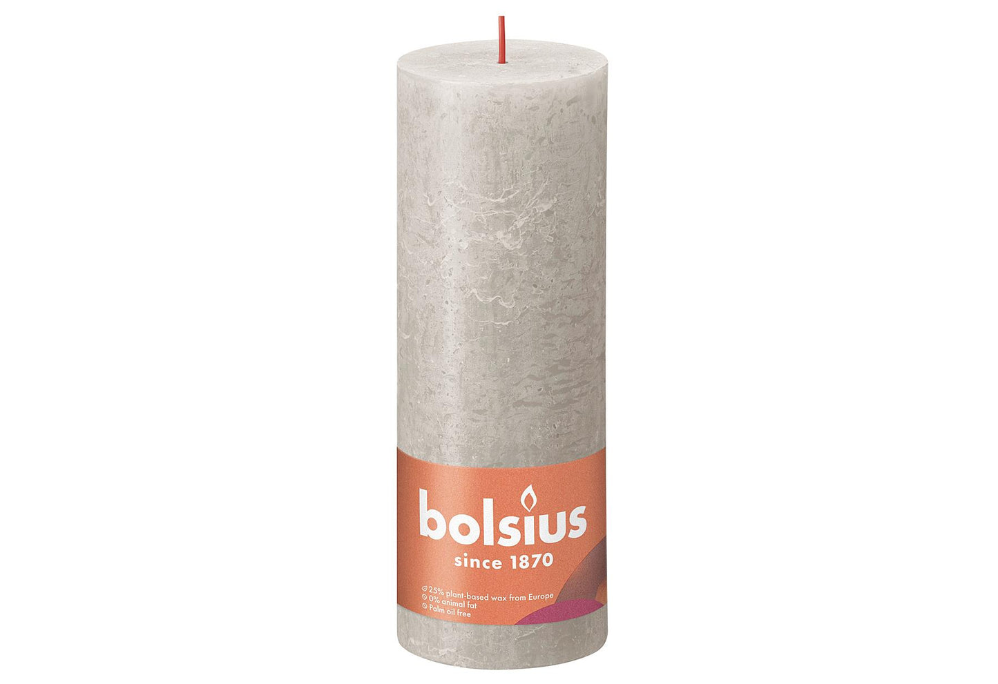 BOLSIUS Stumpenkerze 'Rustiko Shine' - VPE: 4