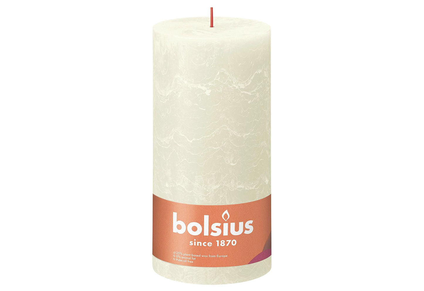 BOLSIUS Stumpenkerze 'Rustiko Shine' - VPE: 4