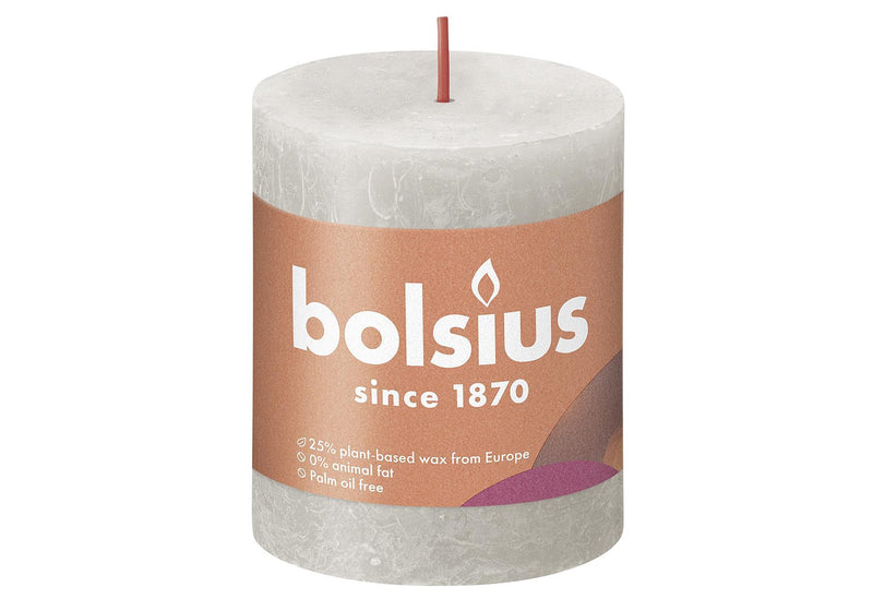 BOLSIUS Stumpenkerze 'Rustiko Shine' - VPE: 4