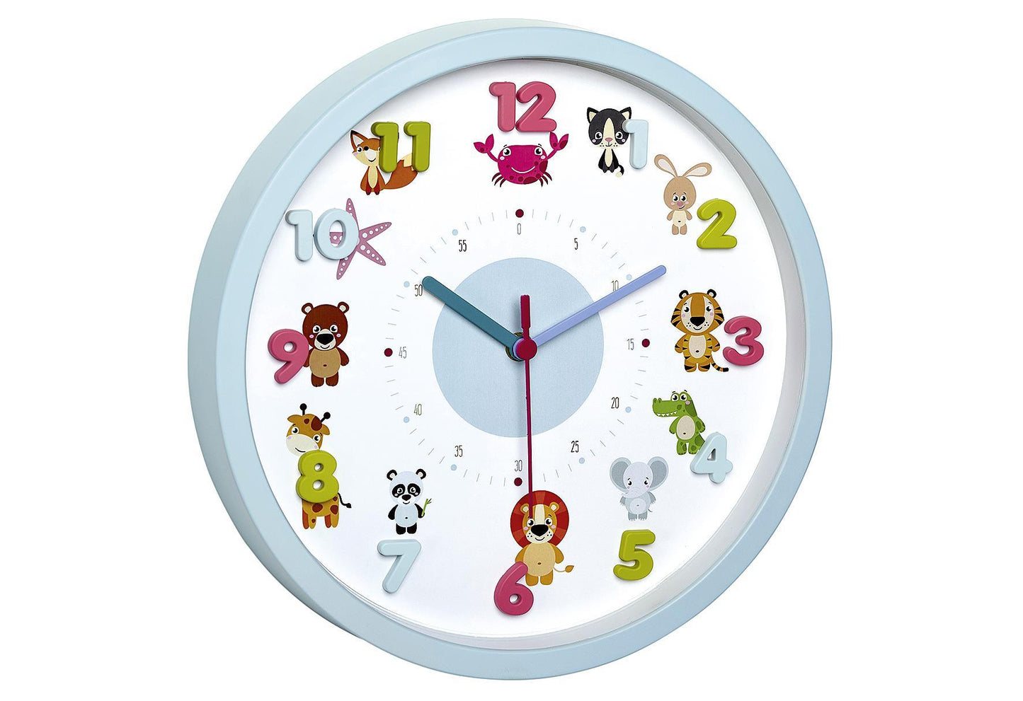 TFA-DOSTMANN Wanduhr Kinder Tiermotive Ø309cm