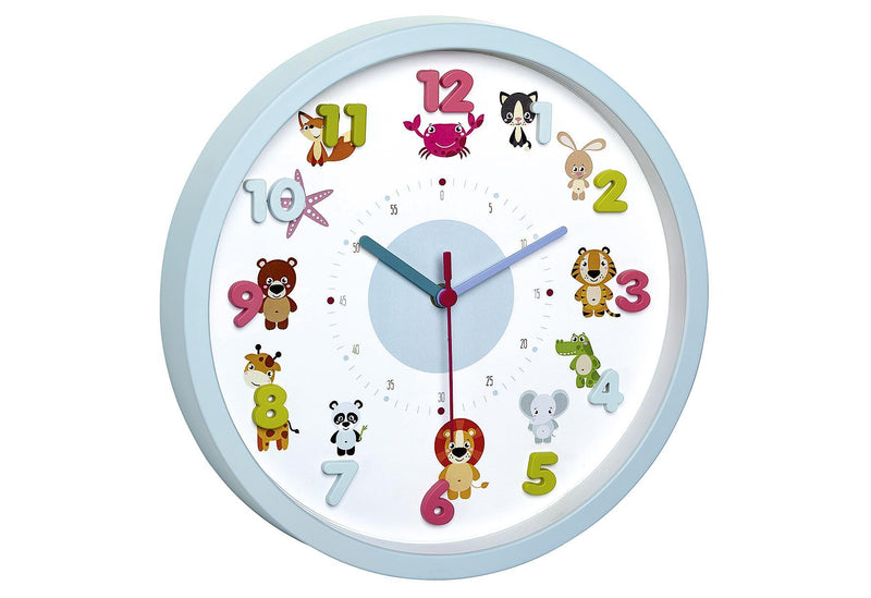 TFA-DOSTMANN Wanduhr Kinder Tiermotive Ø309cm