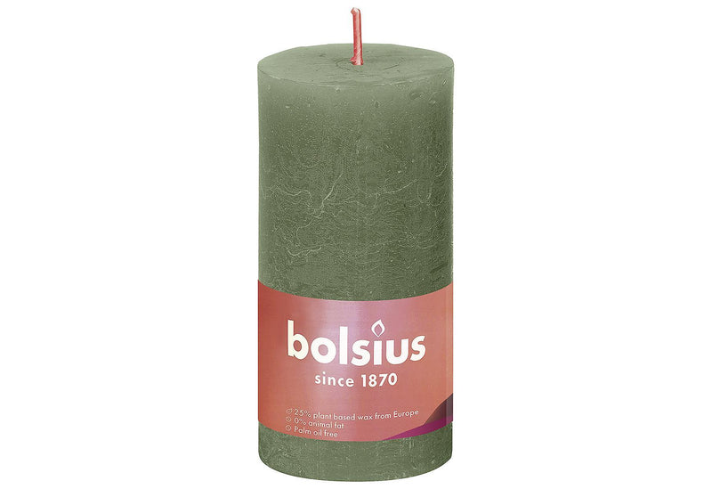 BOLSIUS Stumpenkerze 'Rustiko Shine' - VPE: 8