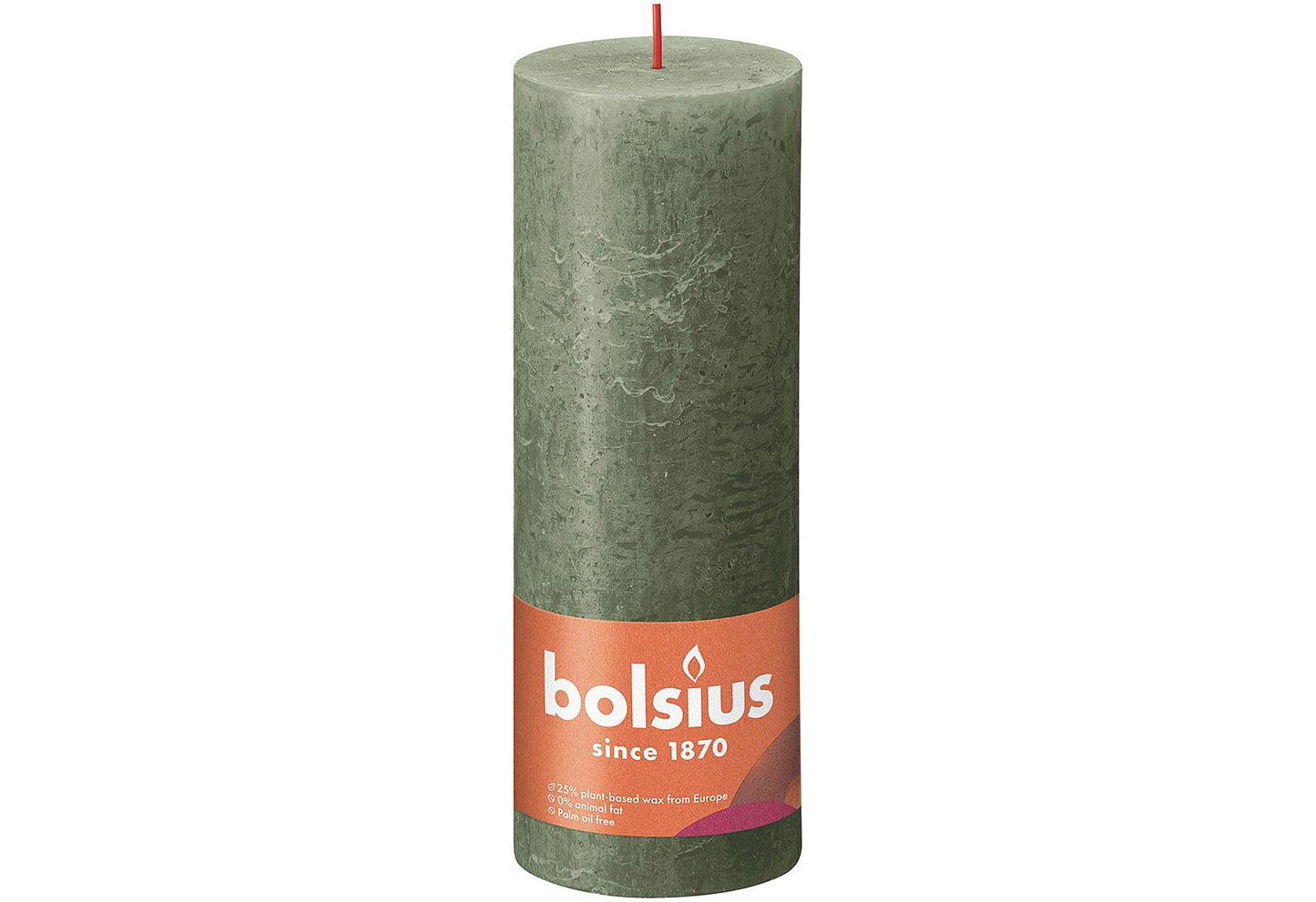 BOLSIUS Stumpenkerze 'Rustiko Shine' - VPE: 4