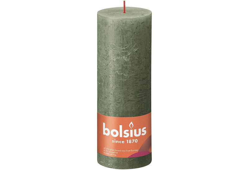 BOLSIUS Stumpenkerze 'Rustiko Shine' - VPE: 4