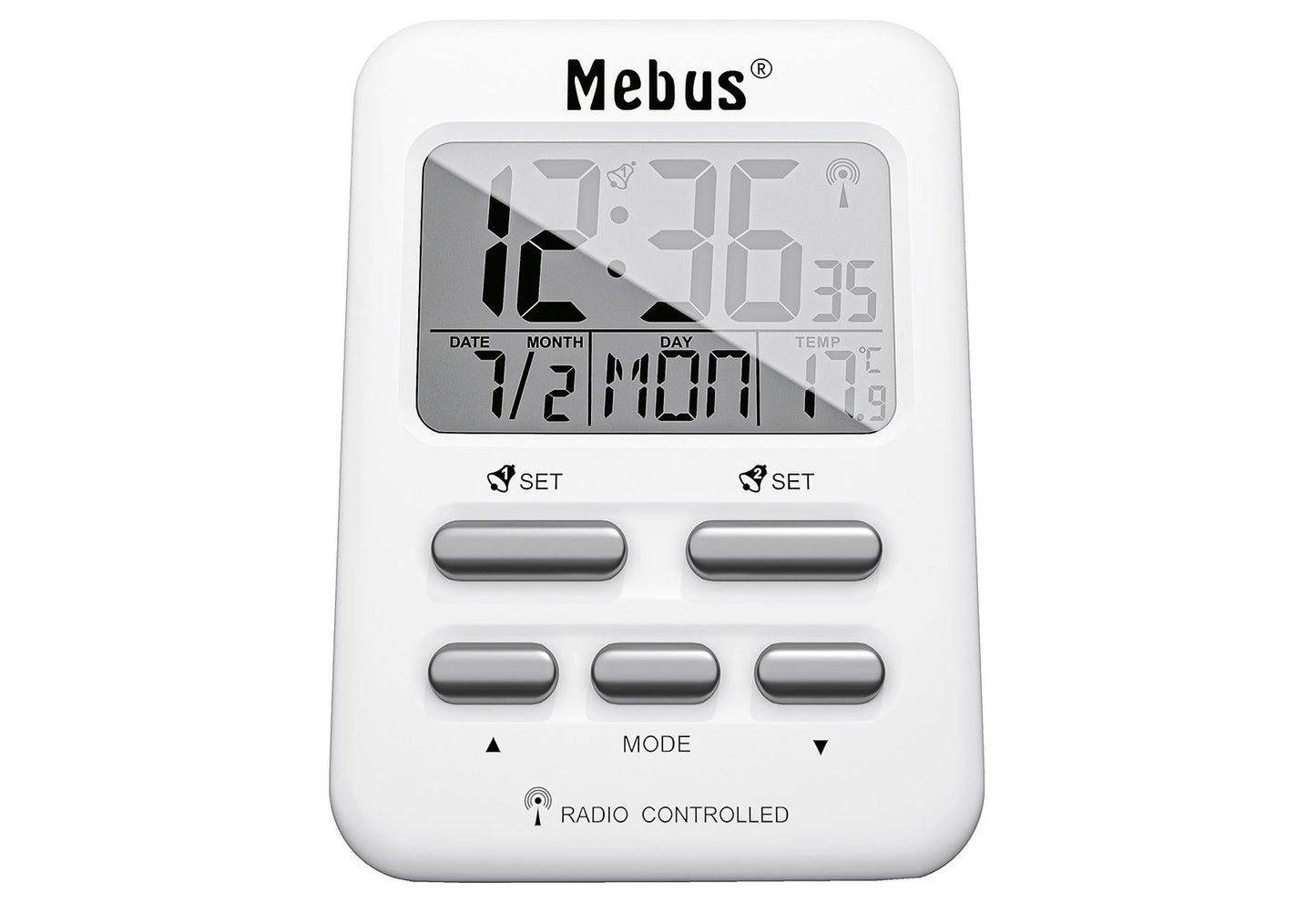 MEBUS Funkwecker digital 25800