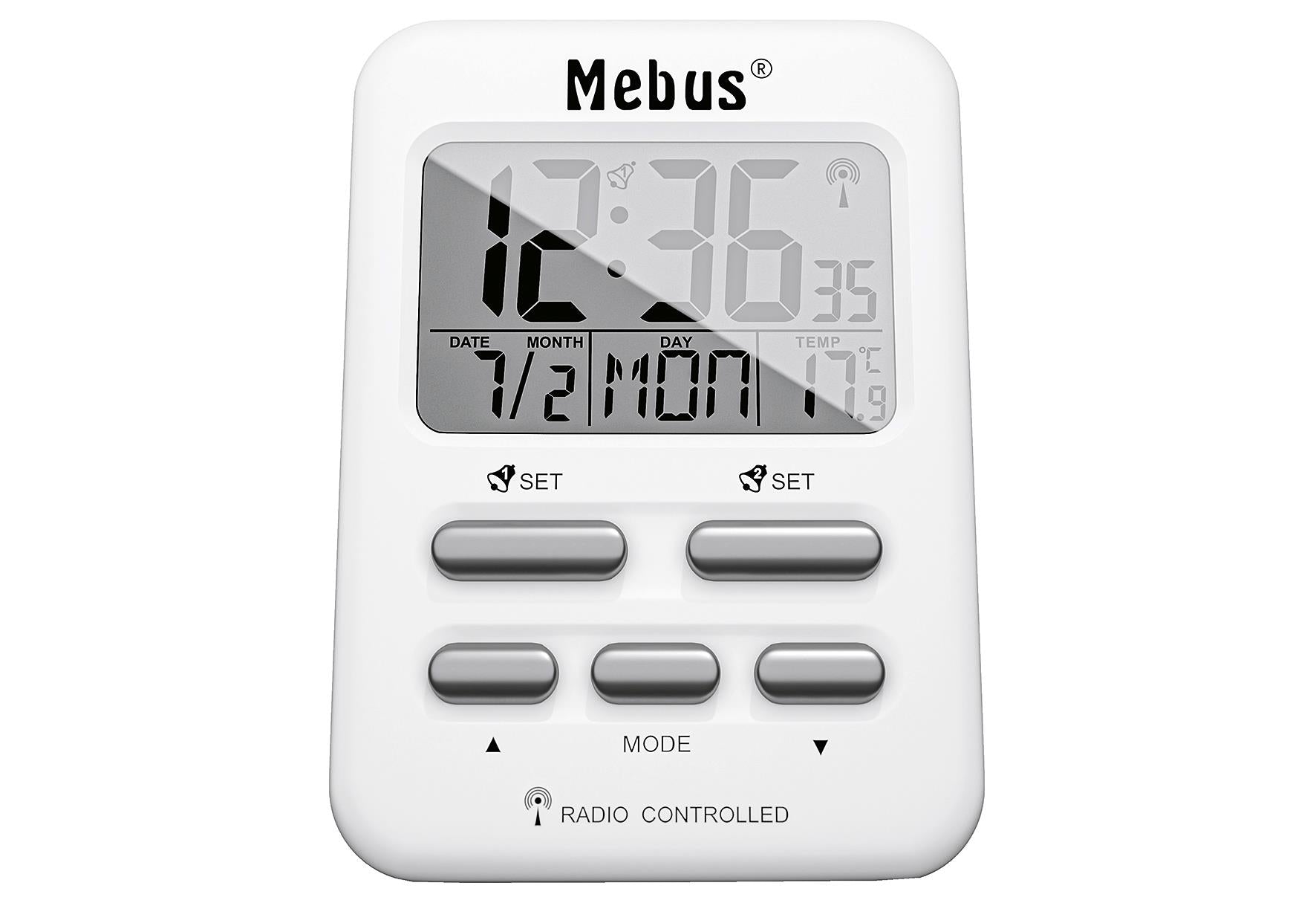 MEBUS Funkwecker digital 25800