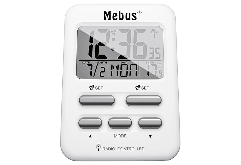 MEBUS Funkwecker digital 25800