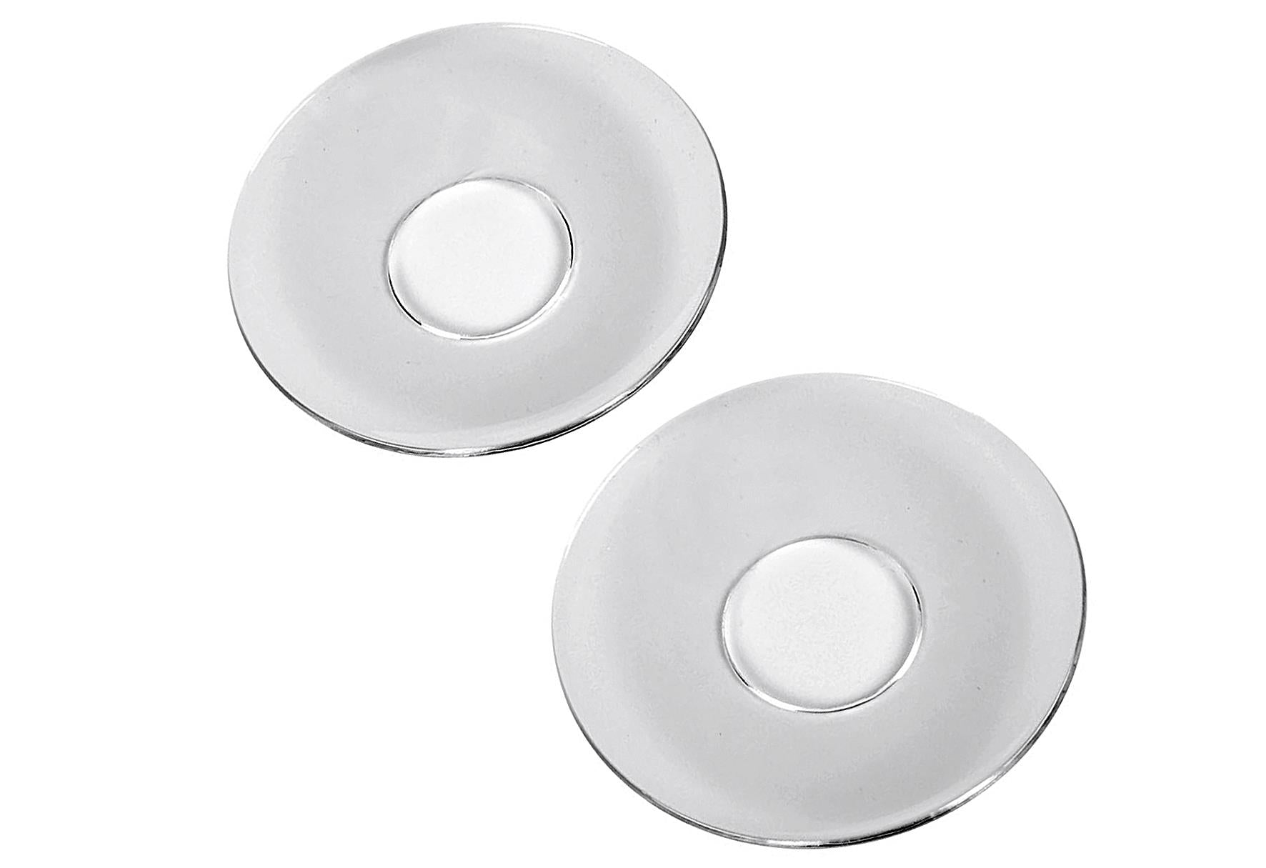 Kerzenmanschette Glas glatt für ø25cm Kerzen Ø65cm 6x2=12 Stück