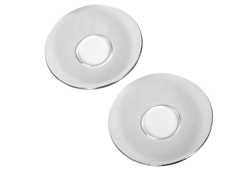 Kerzenmanschette Glas glatt für ø25cm Kerzen Ø65cm 6x2=12 Stück