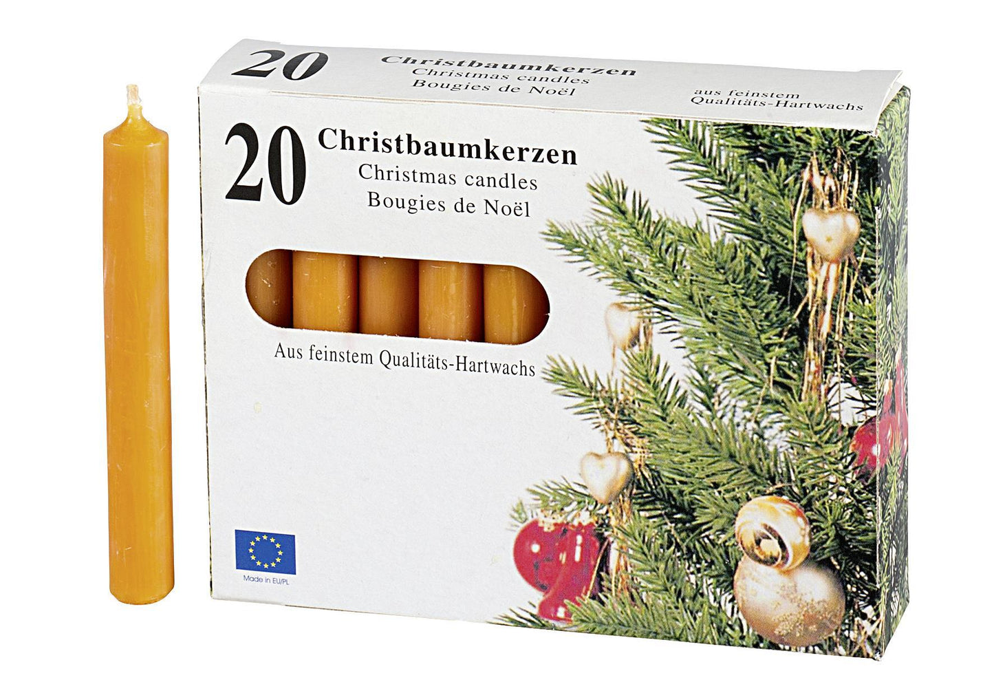 Baumkerze 96cm Ø12cm natur 20 Pack