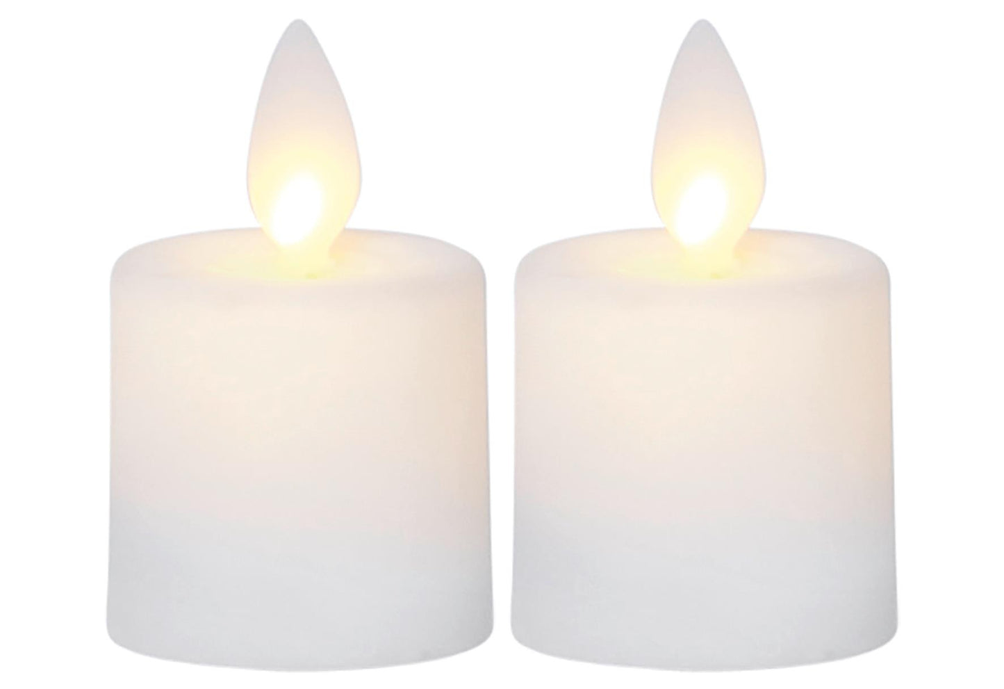 STAR TRADING LED-Kerze 'Twinkel' 2er Set 2 Batterien CR2450