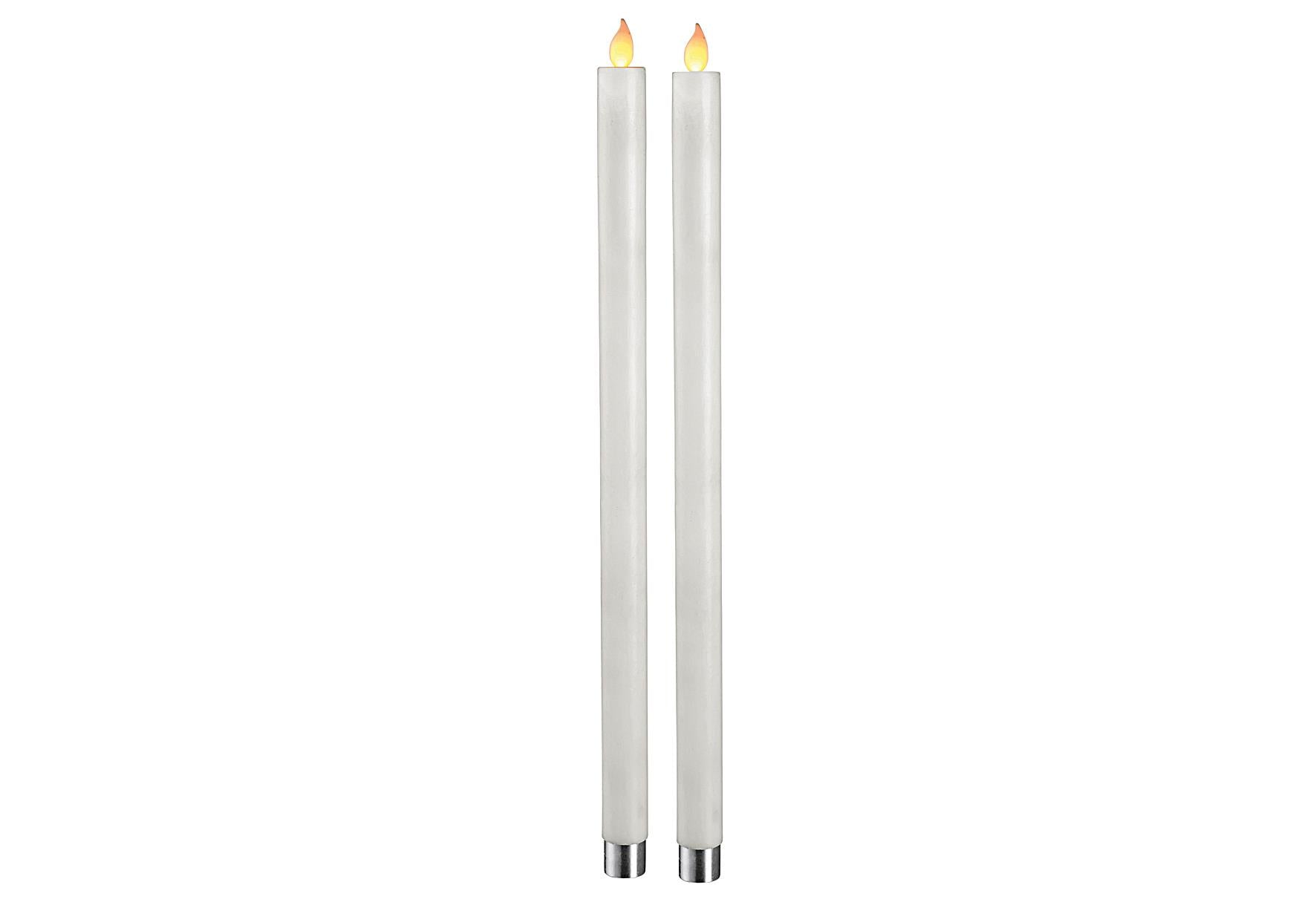 STAR TRADING LED-Stabkerze 'Twinkle' 2er Set