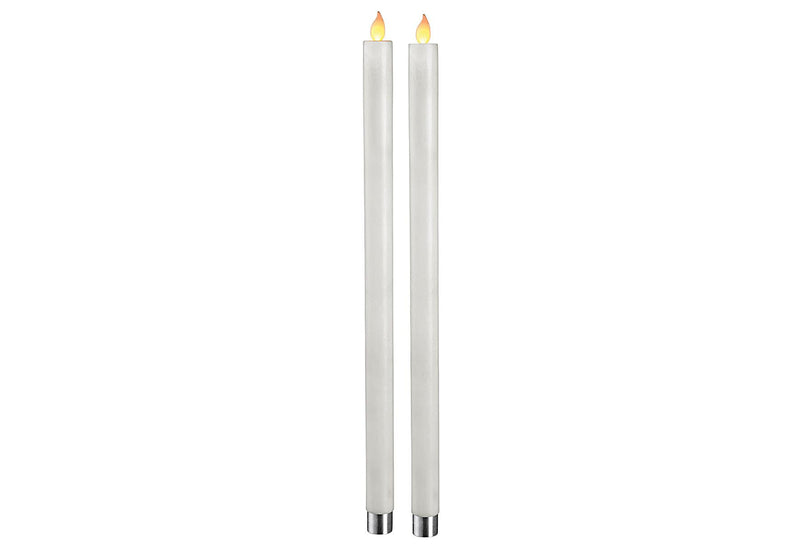 STAR TRADING LED-Stabkerze 'Twinkle' 2er Set
