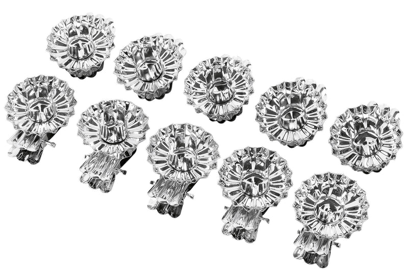 10St Baumkerzenhalter 4cm silber - VPE: 12