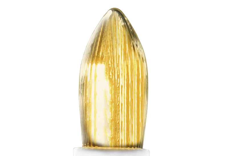 HELLUM Riffelkerze für 20er Kette 12V / 25W klar