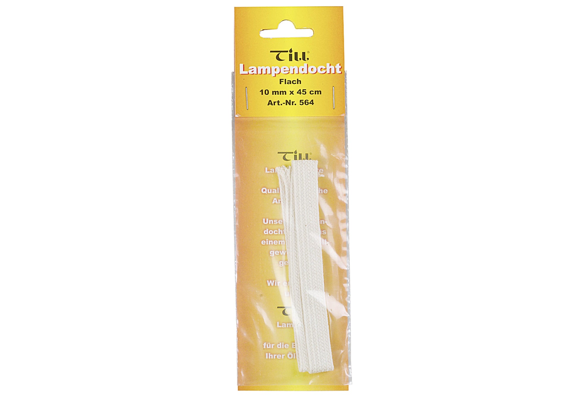 TILL-ZÜNDFIX Lampendocht flach 45x1cm - VPE: 12