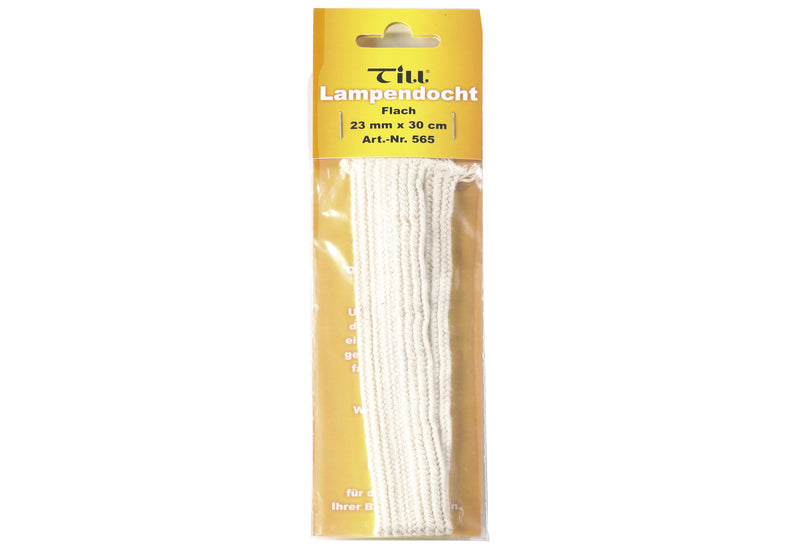 TILL-ZÜNDFIX Lampendocht flach 30x23cm - VPE: 12