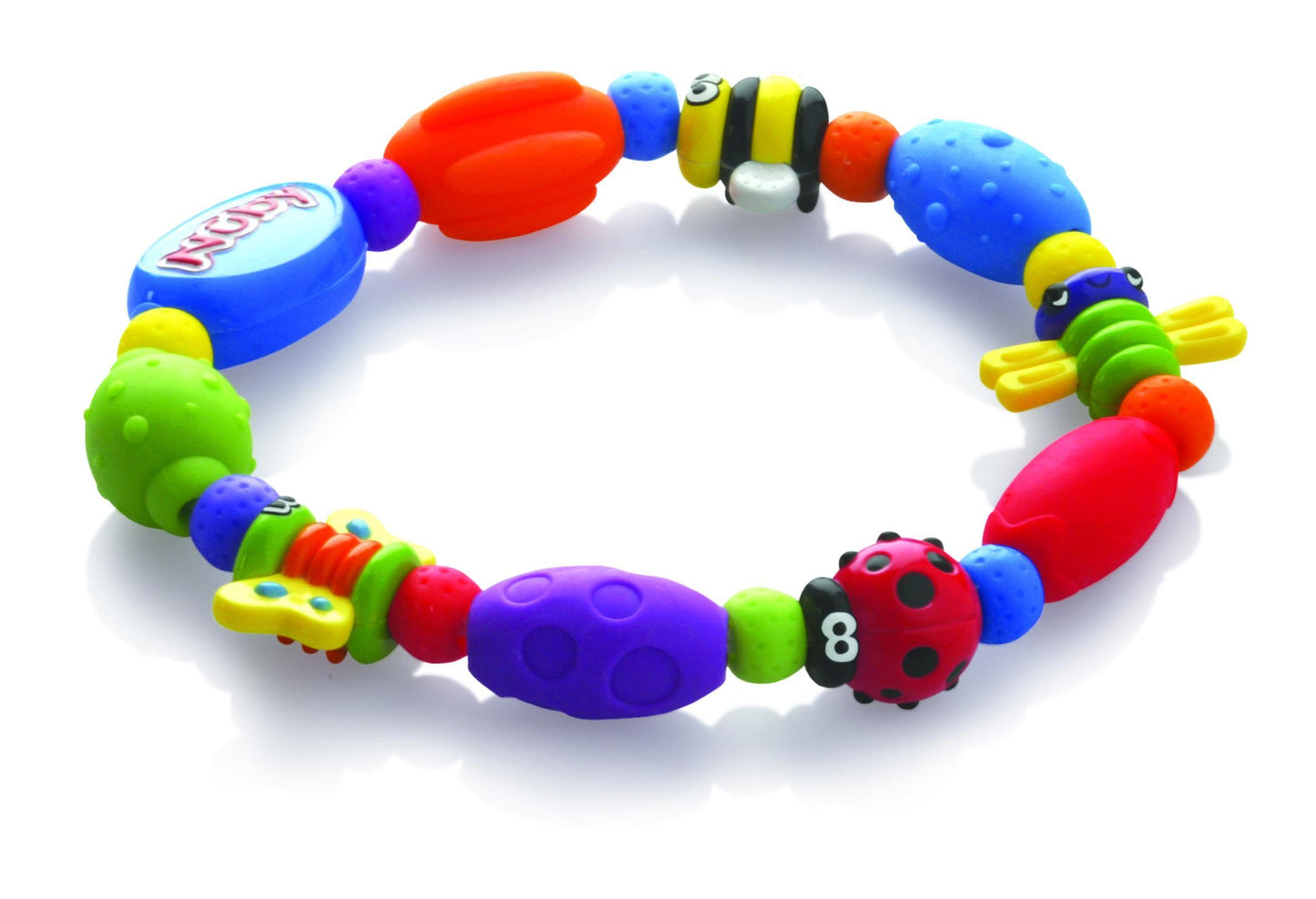 Nuby Beiss- und Greifkette 'Bug-a-Loop' - VPE: 6