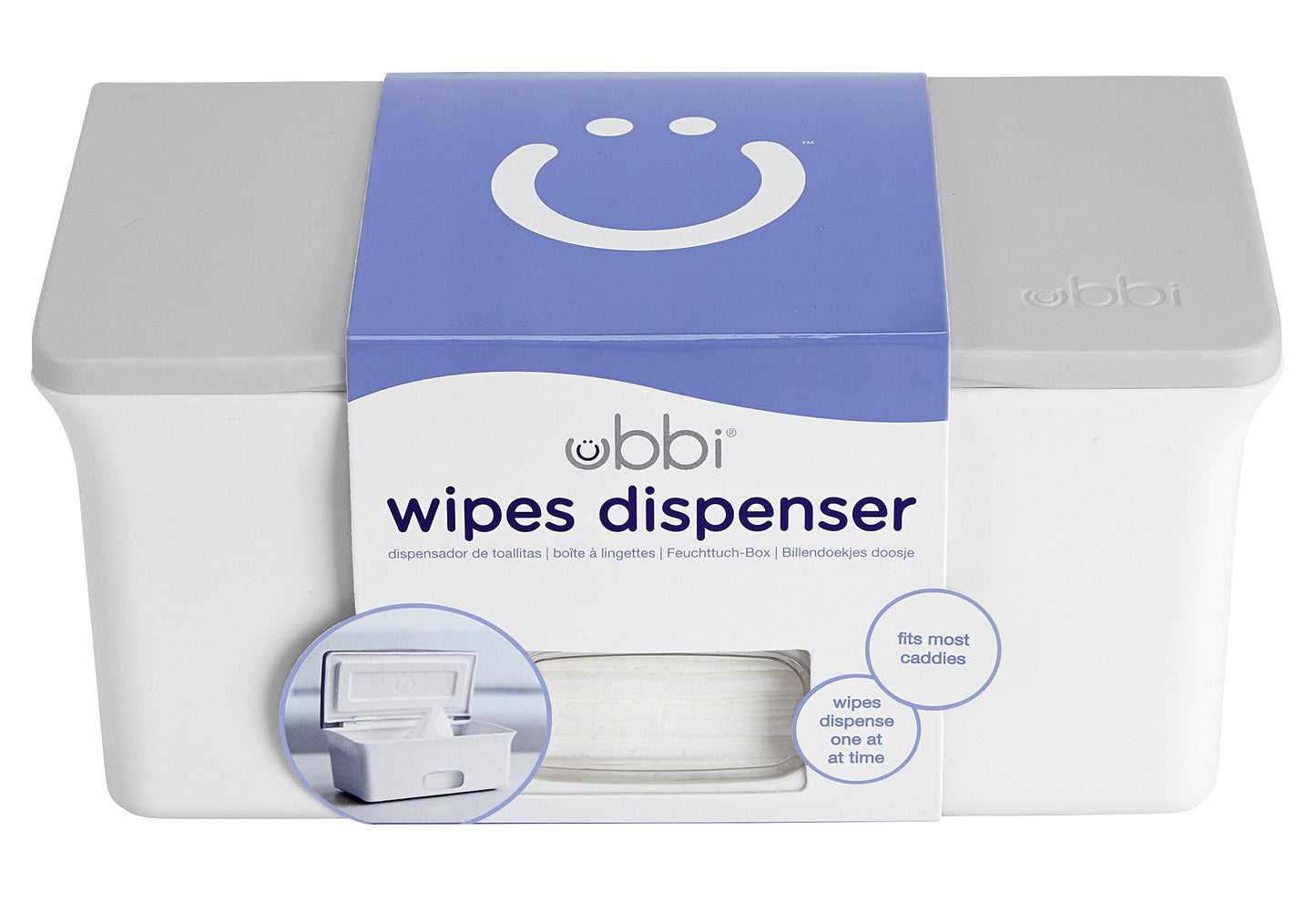 UBBI Feuchttuchspender grau - VPE: 4