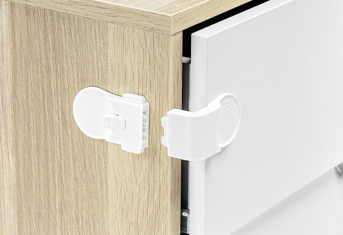 reer Vorteilspack Schrank-/Schubladensicherung 3er Set 3 x Schrank-/Schubladensicherung - VPE: 6