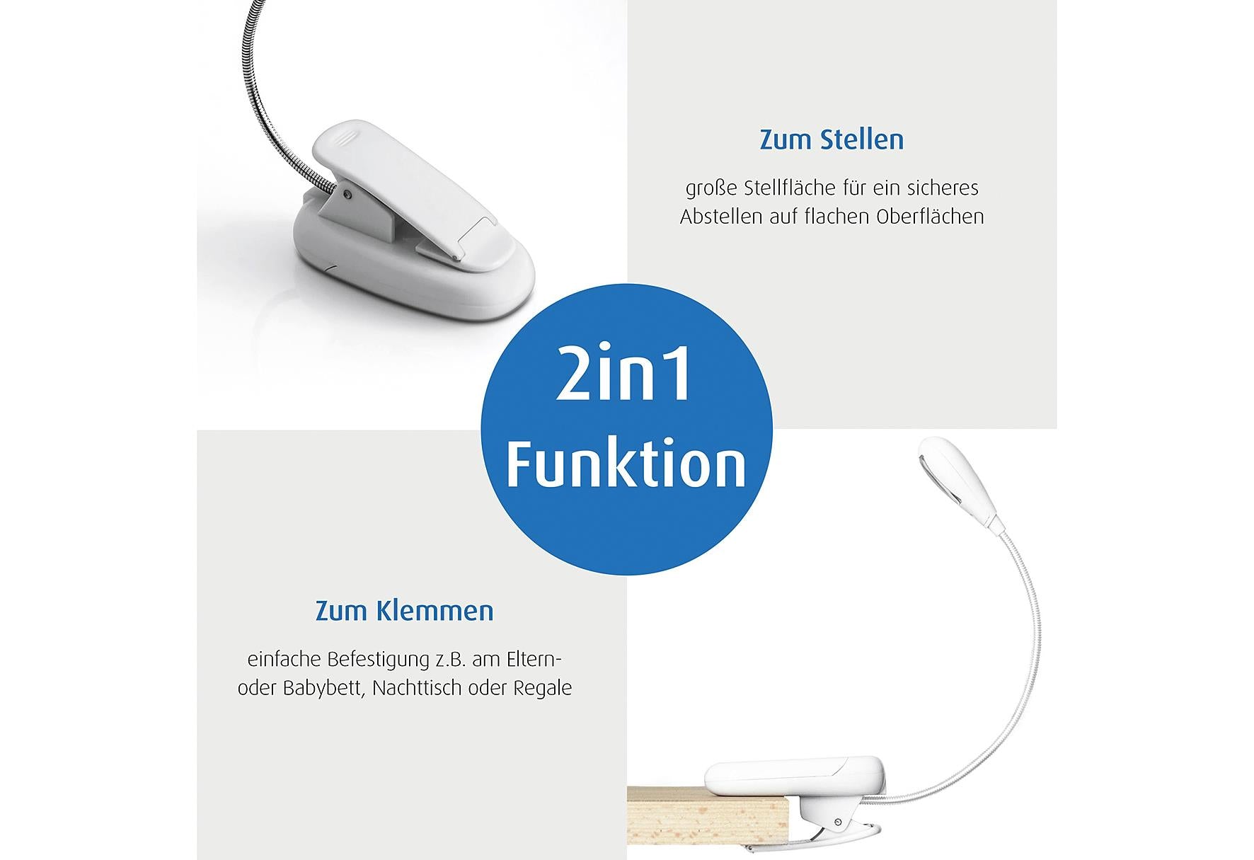 reer Mummy & Me LED Still-Licht inkl 3 AAA Batterien