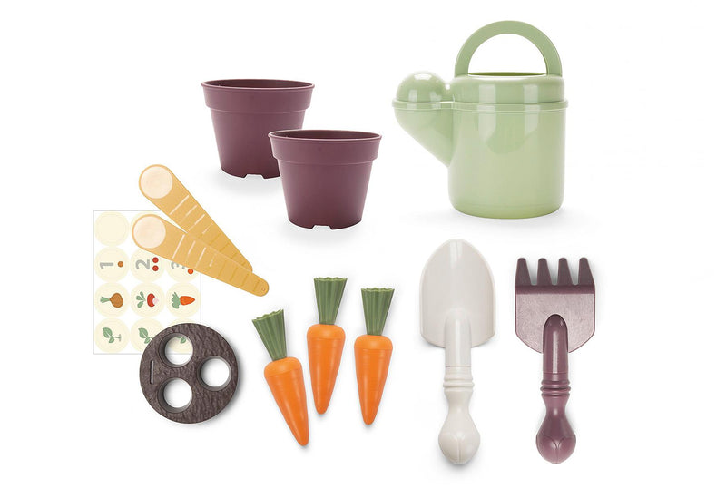 DANTOY Pflanzen Set 'Green Garden' lose Spielzeug-Gießkanne Spielzeuggemüse-Set Spielzeug Gartenwerkzeuge