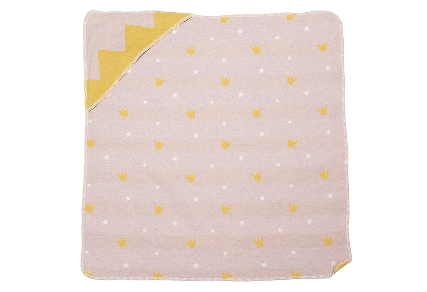 FUSSENEGGER Babydecke mit Kapuze 'Kronen'