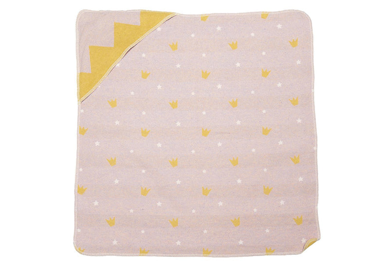 FUSSENEGGER Babydecke mit Kapuze 'Kronen'