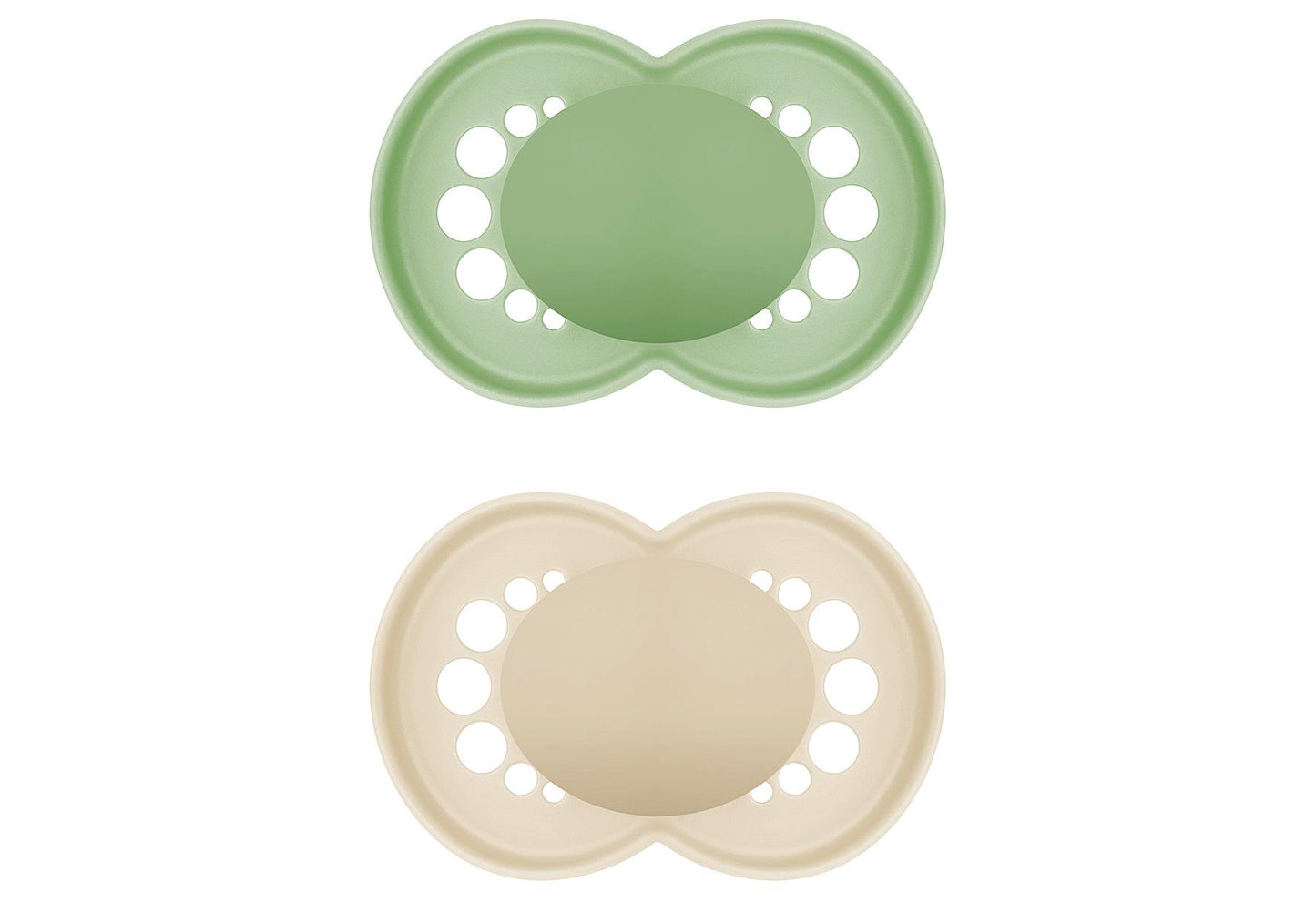 MAM Schnuller Original Pure plain Silikon uni 2er Set - VPE: 6