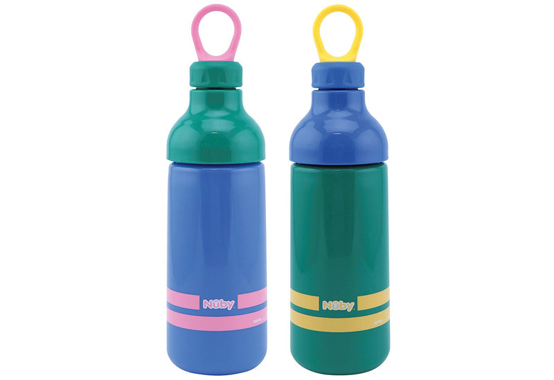 Nuby Trinkflasche 'Free Flow' 2fach sortiert - VPE: 6