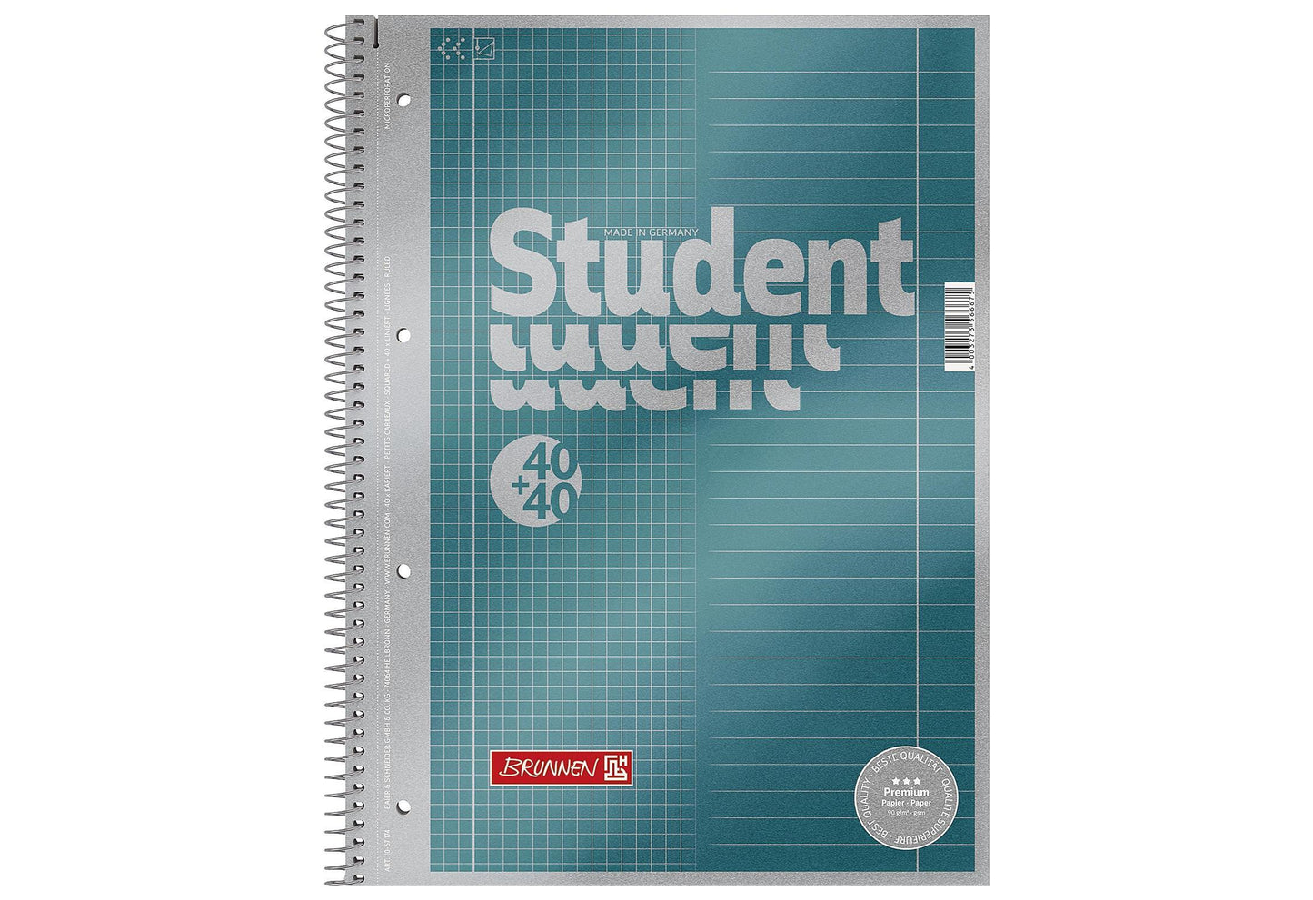 BRUNNEN Collegeblock Student 'Duo' - VPE: 5