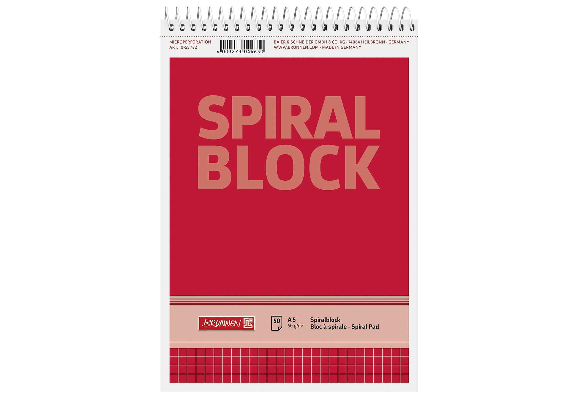 BRUNNEN Spiralnotizblock - VPE: 10