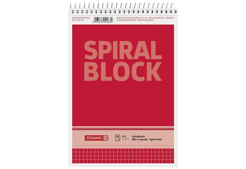 BRUNNEN Spiralnotizblock - VPE: 10