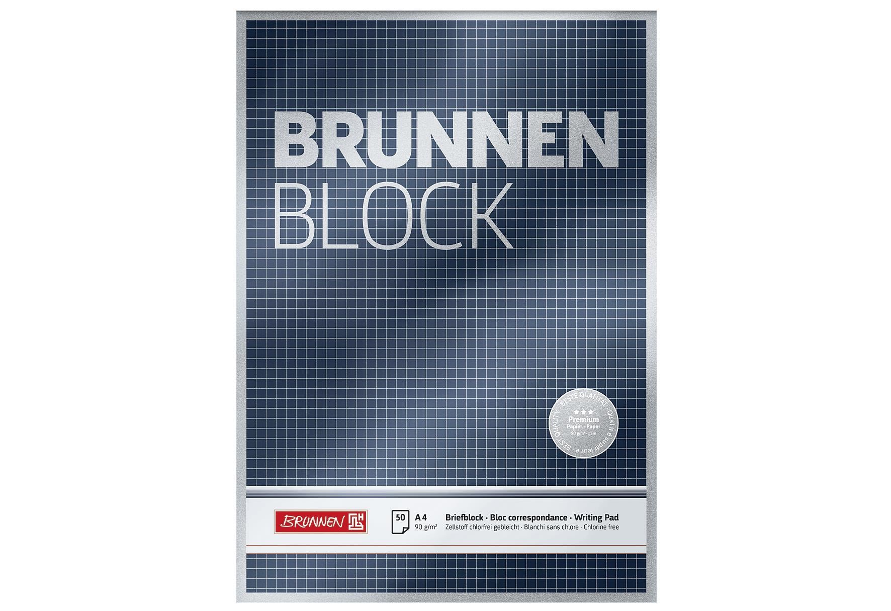 BRUNNEN Briefblock 'BRUNNEN-Block' Premium - VPE: 10