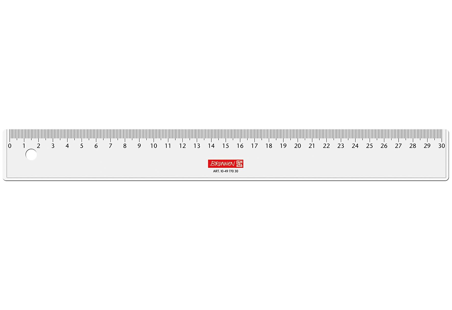 BRUNNEN Lineal 30cm - VPE: 10