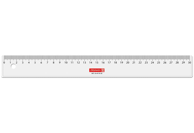 BRUNNEN Lineal 30cm - VPE: 10