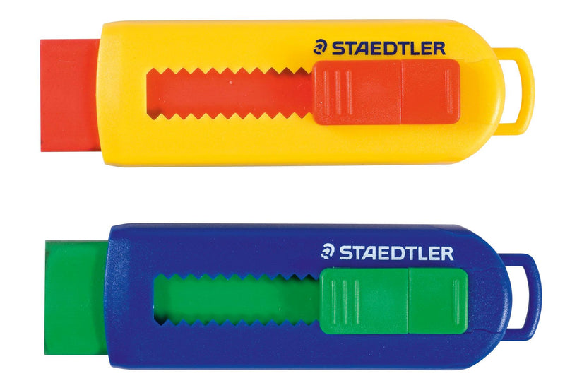 STAEDTLER Radierer mSchiebhülle 525PS - VPE: 12
