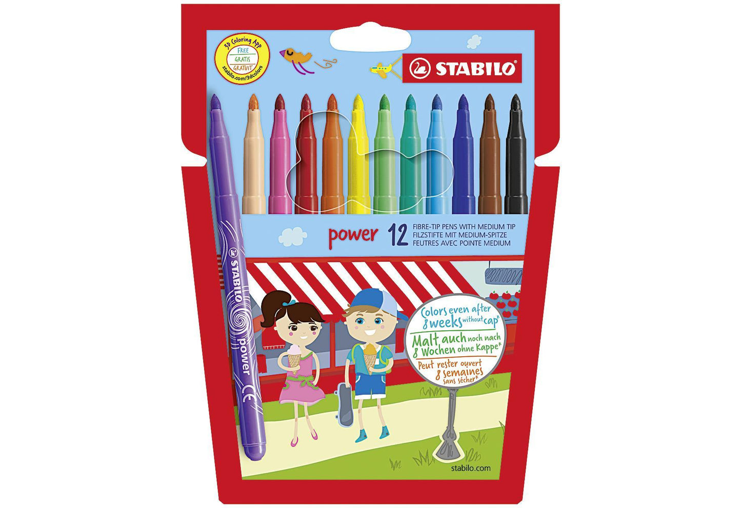 STABILO STABILO Power 12er Etui 12er Etui - VPE: 6