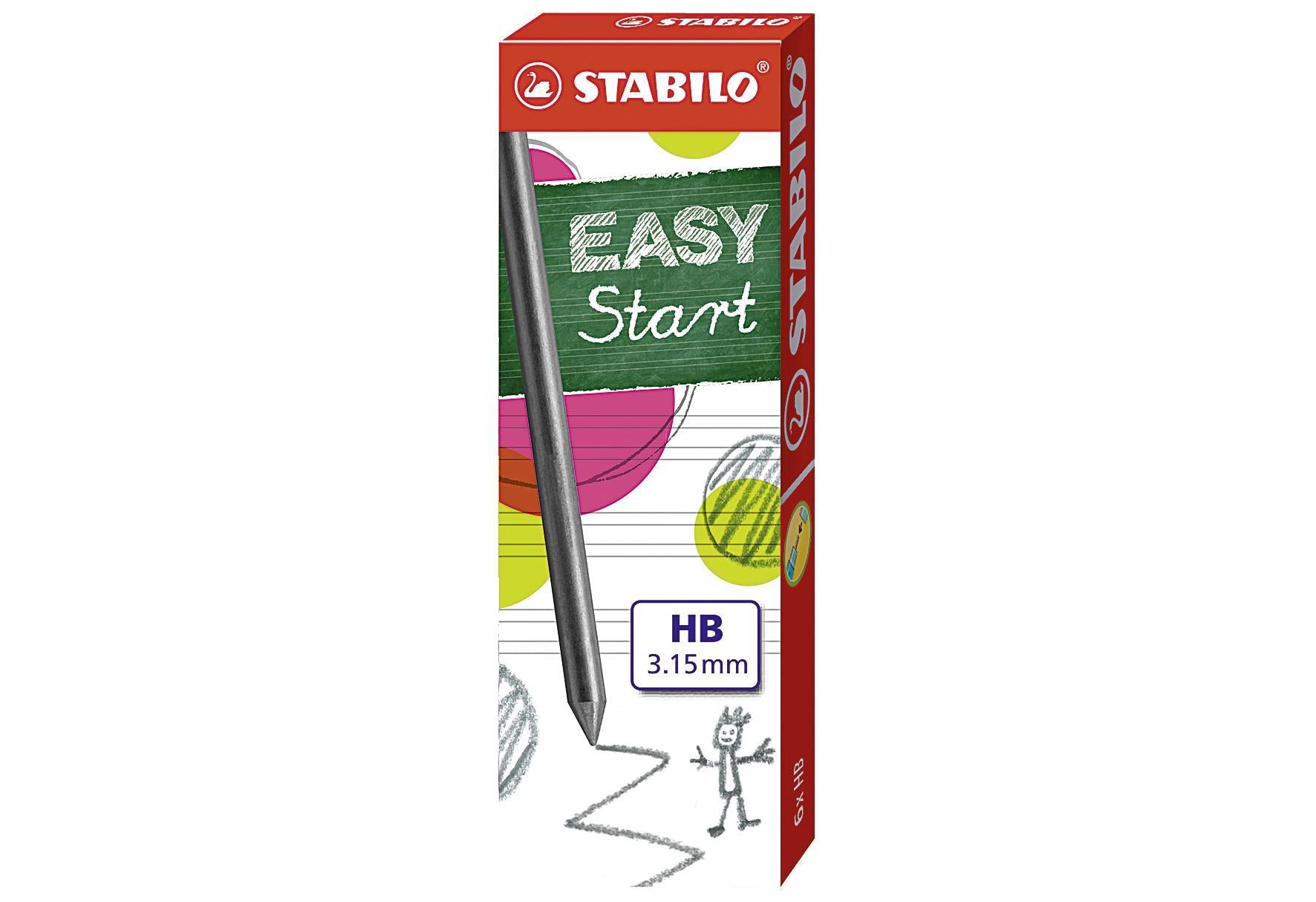 STABILO Nachfüllminen 'EASYergo' 315 HB 6er Pack - VPE: 15
