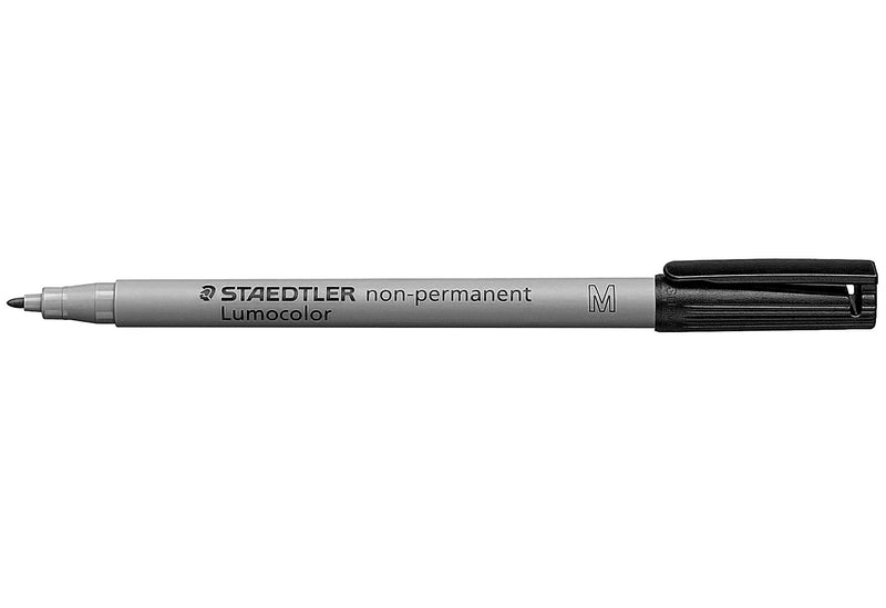 STAEDTLER Lumocolor wasserlöslM schwarz - VPE: 10