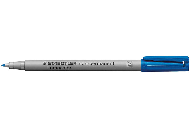 STAEDTLER Lumocolor wasserlöslM blau - VPE: 10