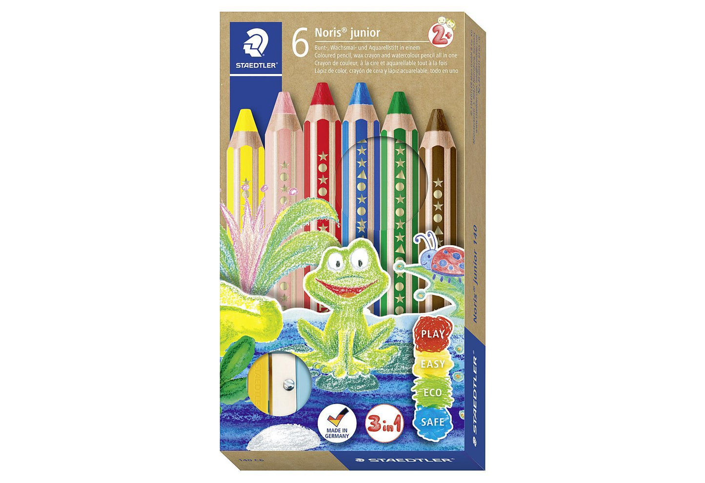 STAEDTLER Buntstift Noris jun 6er 6er Kartonetui - VPE: 5