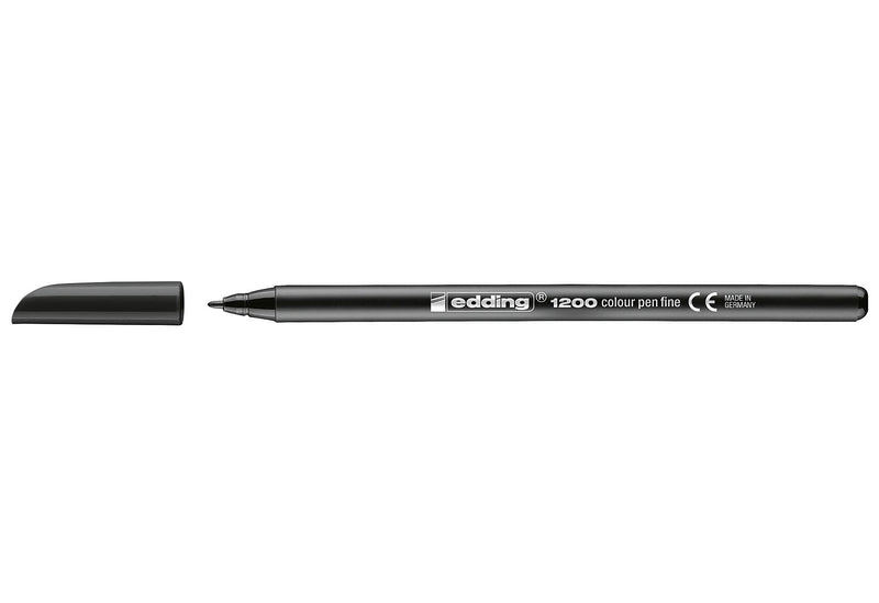 edding Color Pen 1200 schwarz - VPE: 10