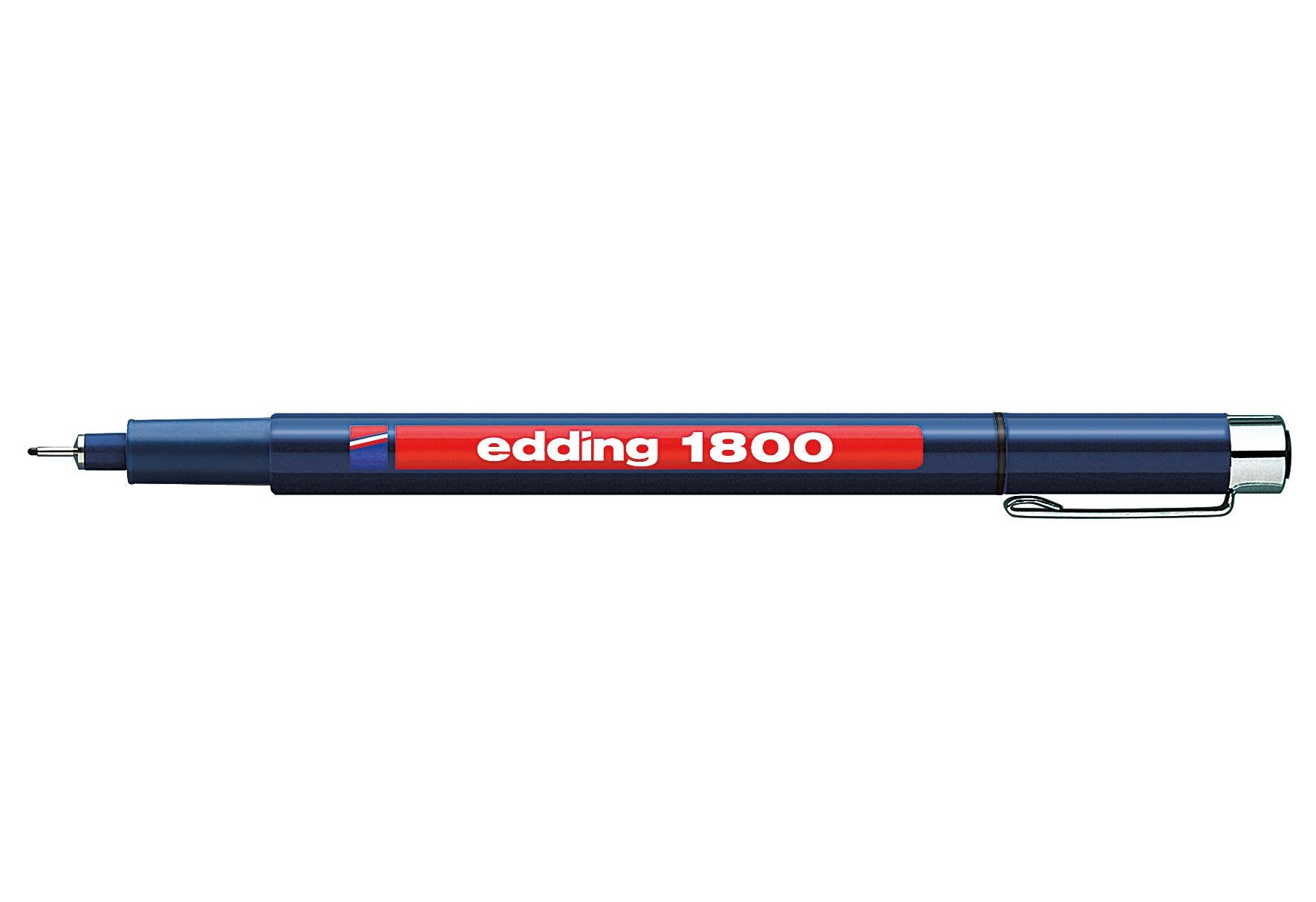 edding Profipen 1800 03 schwarz - VPE: 10